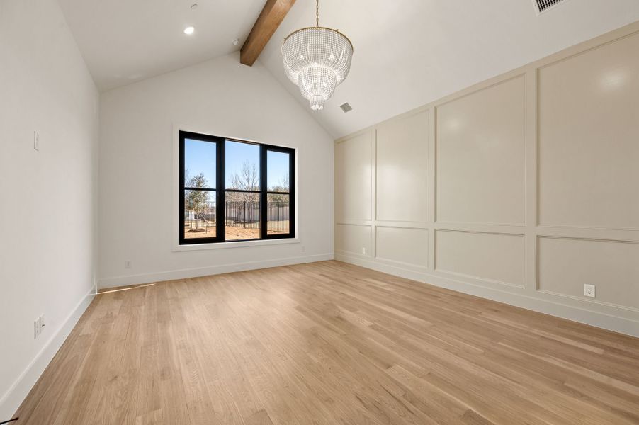 Spacious, unfurnished interior of a new home in Montclair, Prosper (Image 38). Spacious, unfurnished interior of a new home in Montclair, Prosper (Image 38).