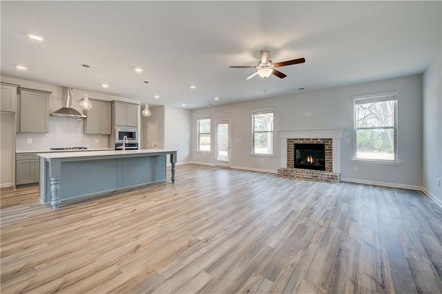 Spacious, unfurnished interior of a new home in Cambria at Traditions, Hampton (Image 22).