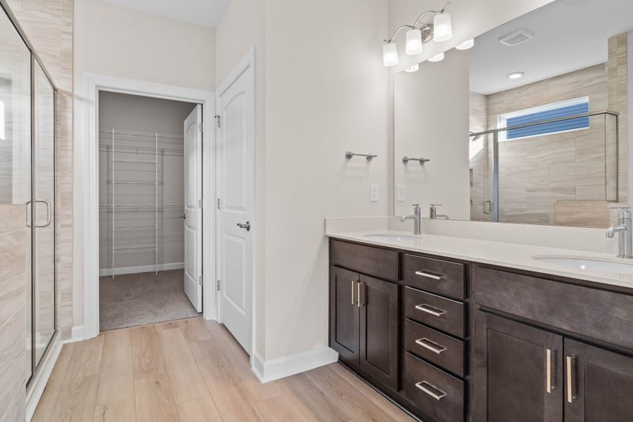 Furnished interior view inside a new home in Bridgewater - Shorehaven Village, Little River (Image 9).
