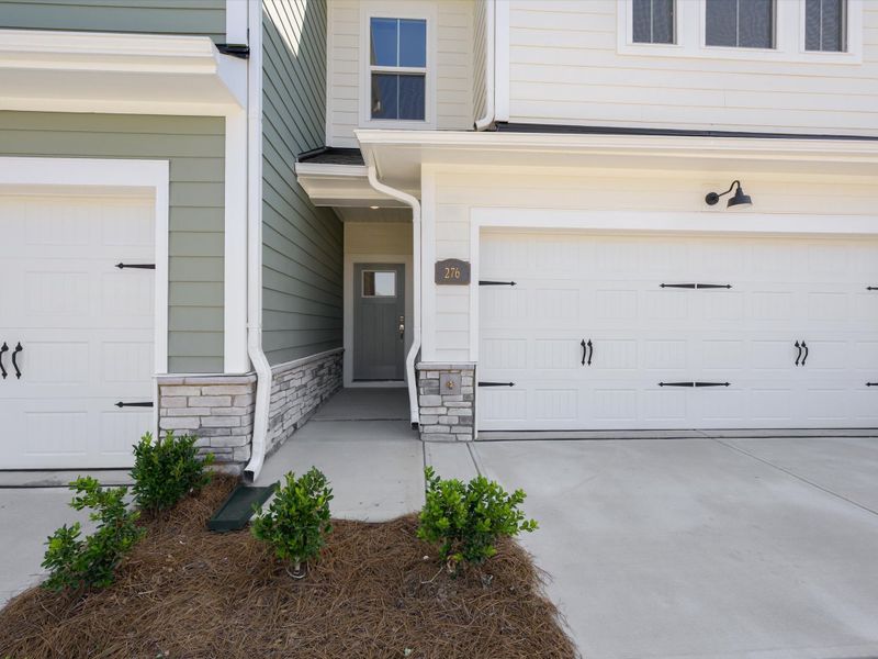 Exterior details and patio area of a home in Westview Towns, Waxhaw (Image 4).