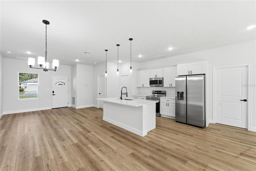 Furnished interior view inside a new home in , Ocala (Image 5). Furnished interior view inside a new home in , Ocala (Image 5).