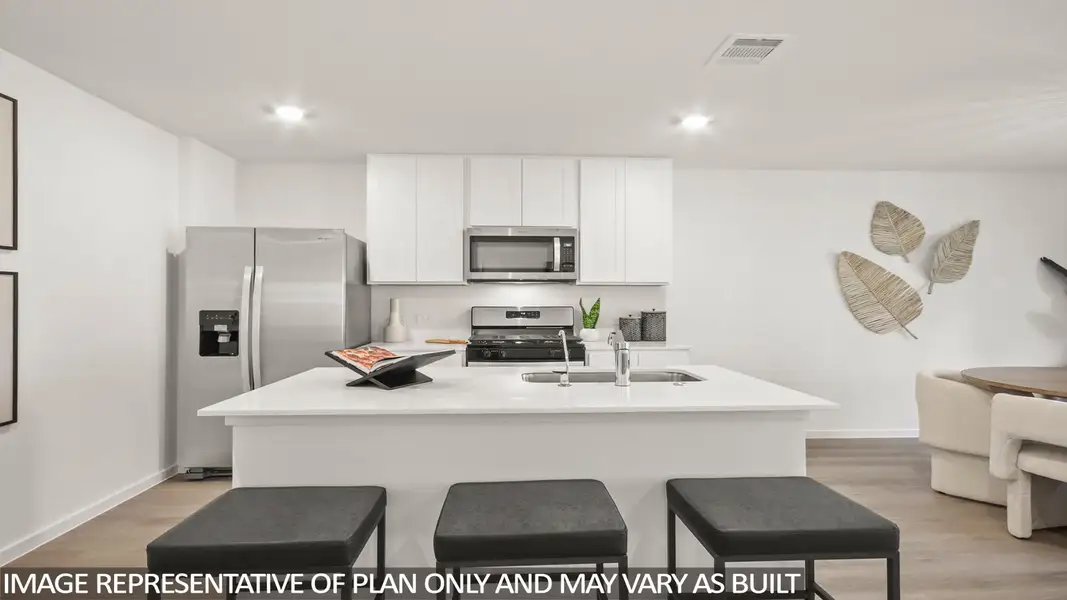Furnished interior view inside a new home in Eastern Wells, Jarrell (Image 5).