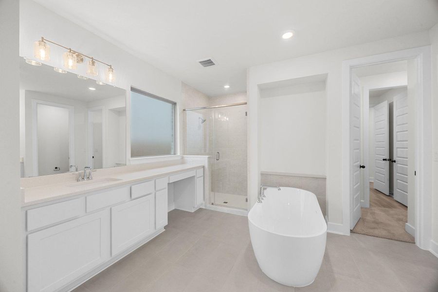 Furnished interior view inside a new home in Santa Rita Ranch, Liberty Hill (Image 6).