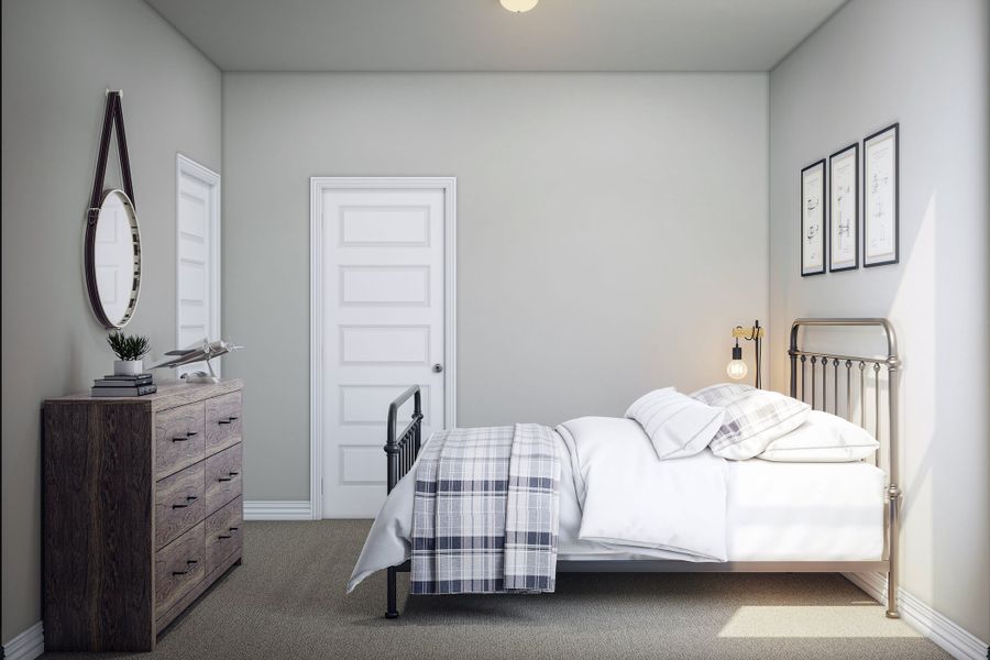 Representative furnished interior of a home built from the Blanco by Tri Pointe Homes in Mason Woods, Cypress (Image 11).