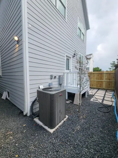 Exterior details and patio area of a home in , Houston (Image 22). Exterior details and patio area of a home in , Houston (Image 22).