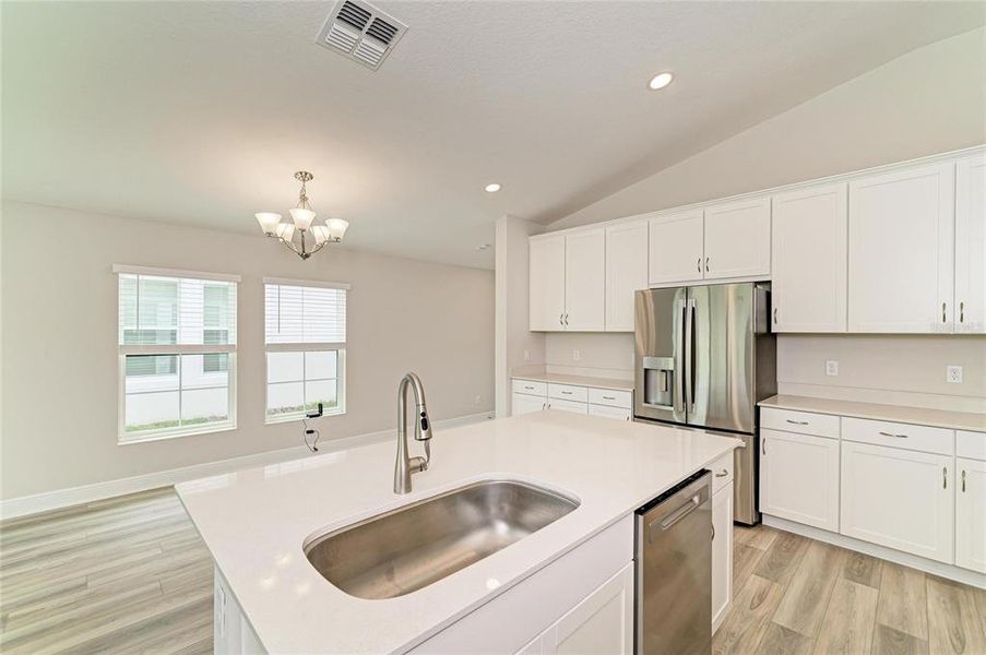 Furnished interior view inside a new home in Crosswind Point, Parrish (Image 6).