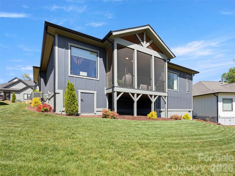 Front exterior of a new home in , Arden, NC, highlighting curb appeal (Image 21). Front exterior of a new home in , Arden, NC, highlighting curb appeal (Image 21).