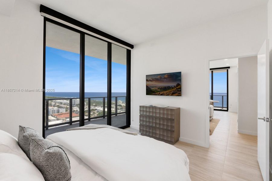 Furnished interior view inside a new home in , Miami Beach (Image 13).