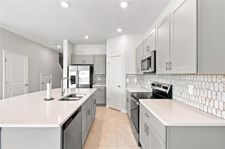 Furnished interior view inside a new home in , Kissimmee (Image 12).