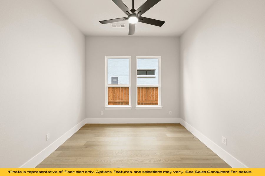 Representative unfurnished interior of a home built from the Taos by Stonefield Homes in Rio Vista at Kelly Ranch, Aledo (Image 27). Representative unfurnished interior of a home built from the Taos by Stonefield Homes in Rio Vista at Kelly Ranch, Aledo (Image 27).