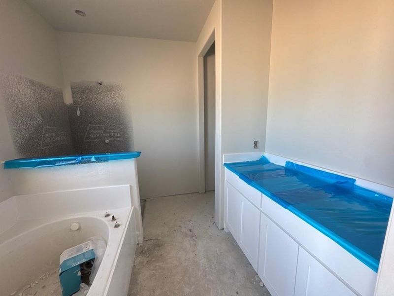 In-progress construction of a new home in Fairview Meadows, New Fairview, TX (Image 9).