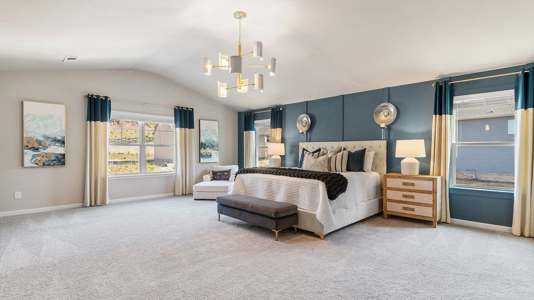 Furnished interior view inside a new home in Camp Creek Village, Atlanta (Image 32).