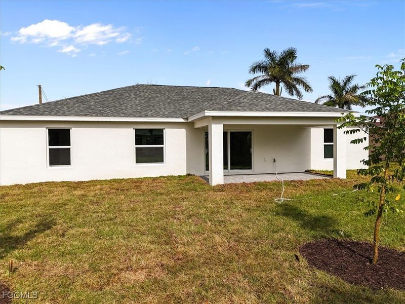 Exterior details and patio area of a home in Cape Coral, Cape Coral (Image 21).