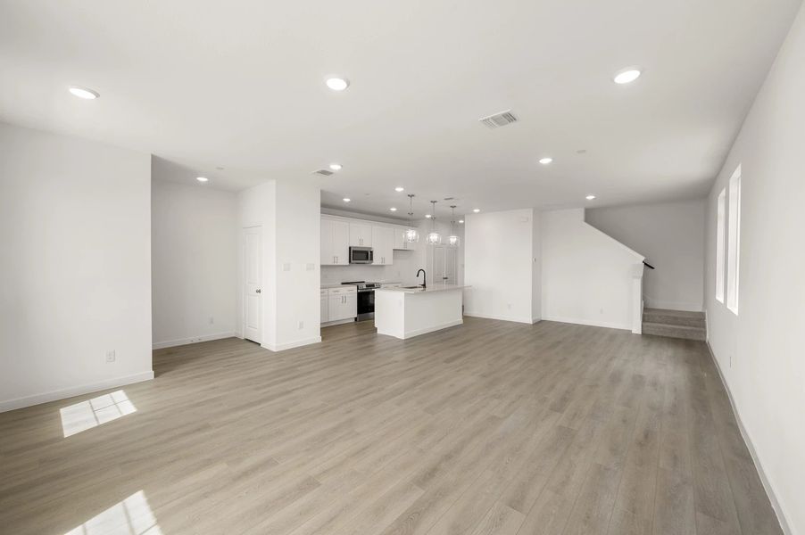 Open Kitchen-Living-Dining Room Representative Photo