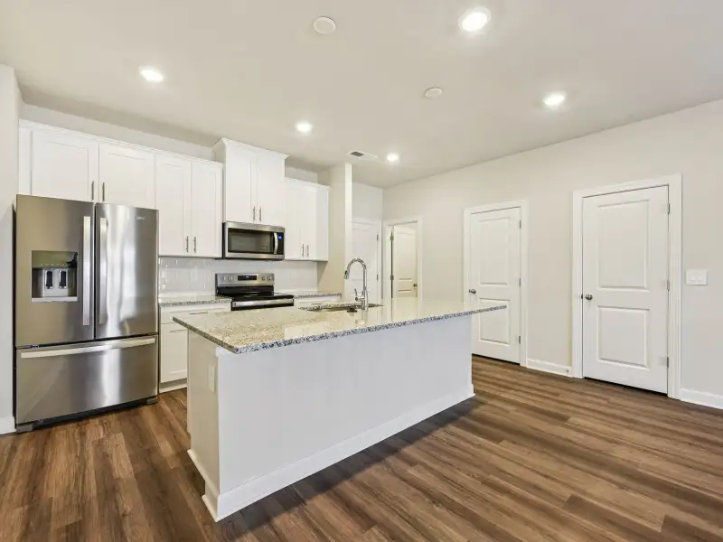 Furnished interior view inside a new home in Crossrail Station, Mooresville (Image 3).