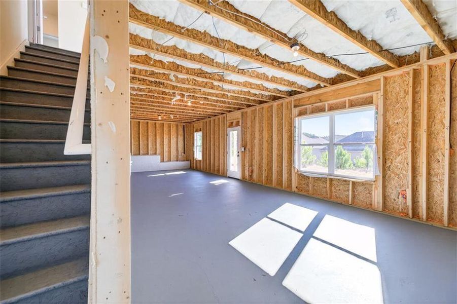 In-progress construction of a new home in Victoria Heights, Dallas, GA (Image 40).