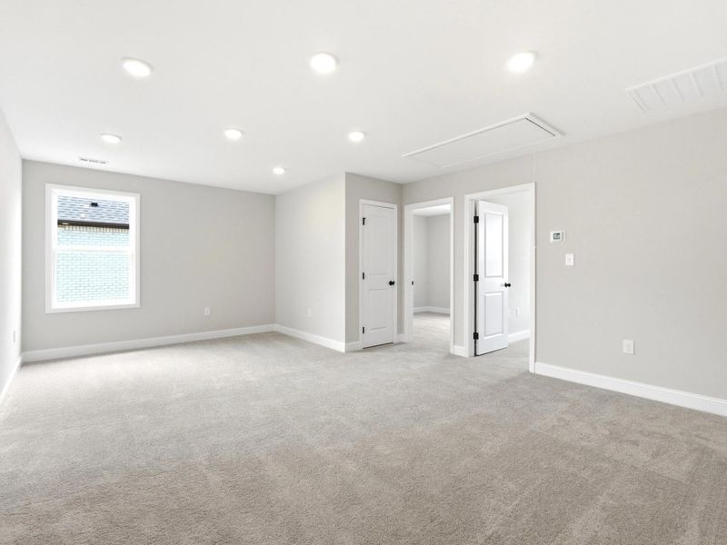 Representative unfurnished interior of a home built from the The Meadowbrook A by Davidson Homes LLC in Bailey Park, Fayetteville (Image 33). Representative unfurnished interior of a home built from the The Meadowbrook A by Davidson Homes LLC in Bailey Park, Fayetteville (Image 33).