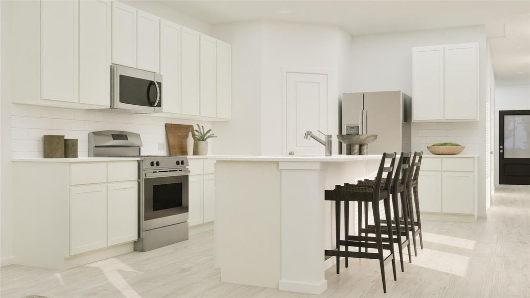 Furnished interior view inside a new home in Elm Creek, Elgin (Image 14).