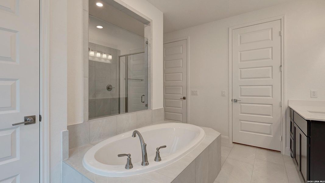 Close-up of interior finishes inside a home in VIDA, San Antonio (Image 11).