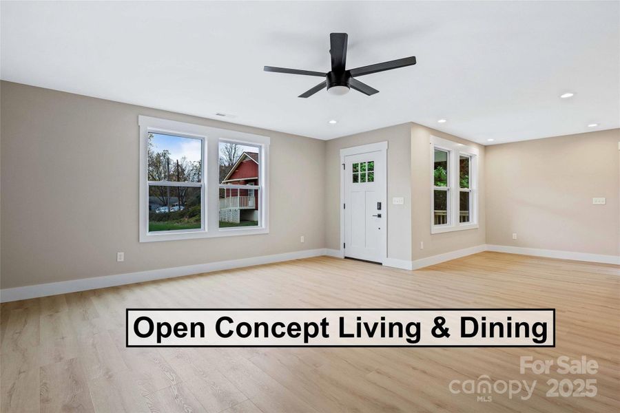 Spacious, unfurnished interior of a new home in , Asheville (Image 30).