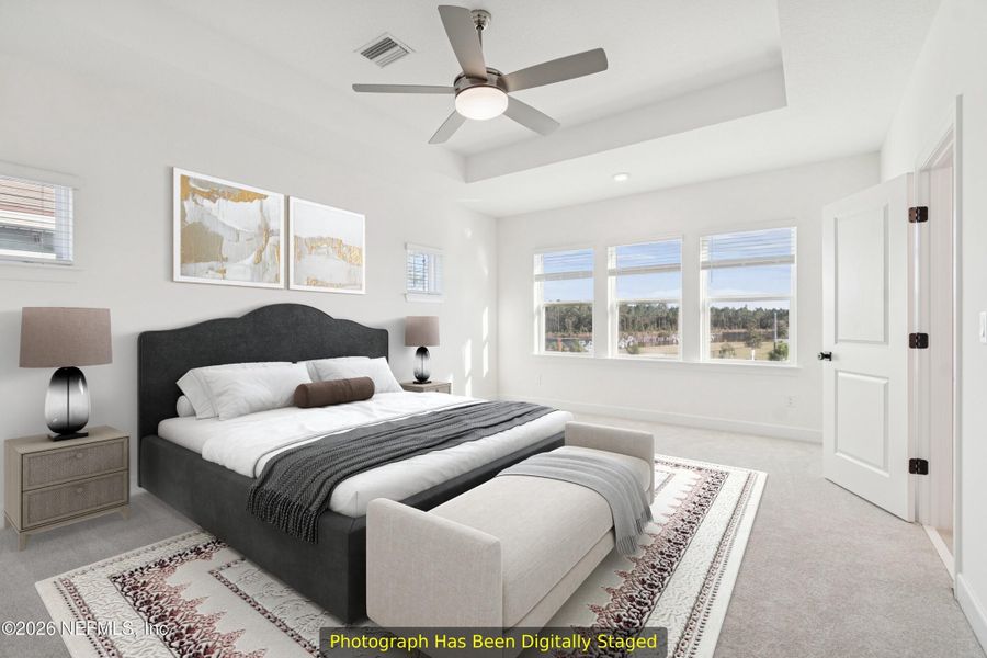 Furnished interior view inside a new home in Crosswinds 40’, Ponte Vedra (Image 11). Furnished interior view inside a new home in Crosswinds 40’, Ponte Vedra (Image 11).