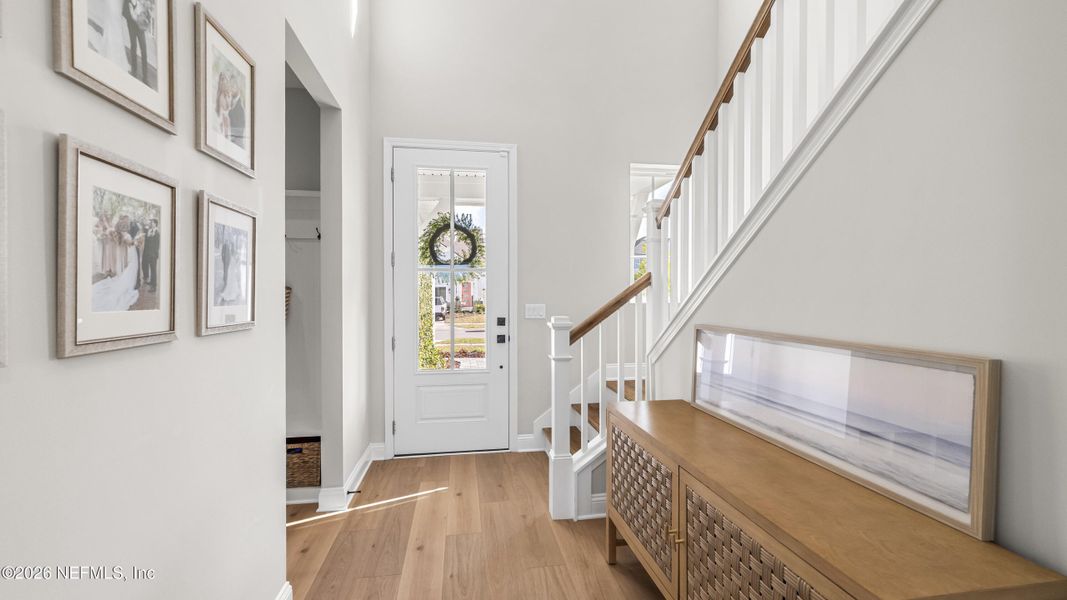Furnished interior view inside a new home in Settler's Landing at Nocatee, Ponte Vedra (Image 28).