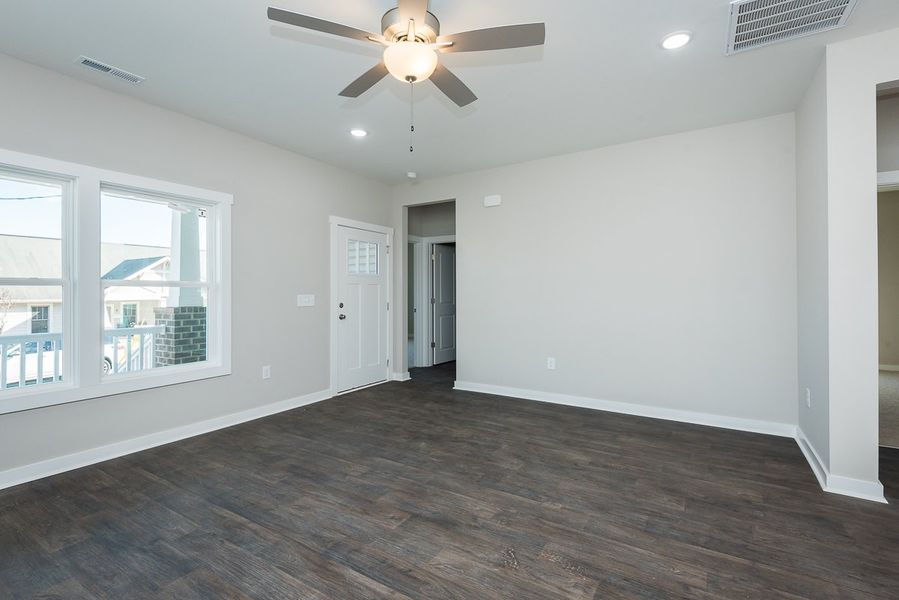 Representative unfurnished interior of a home built from the Kirksville by Foundation Home Builders LLC in Pinnix Loop, Burlington (Image 12).