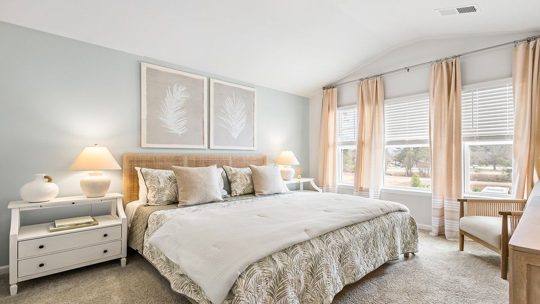 Representative furnished interior of a home built from the Denmark by D.R. Horton in Marion Village, Santee (Image 6).