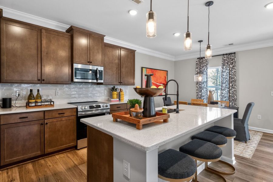 Furnished interior view inside a new home in Arbor Glen, Sanford (Image 12). Furnished interior view inside a new home in Arbor Glen, Sanford (Image 12).