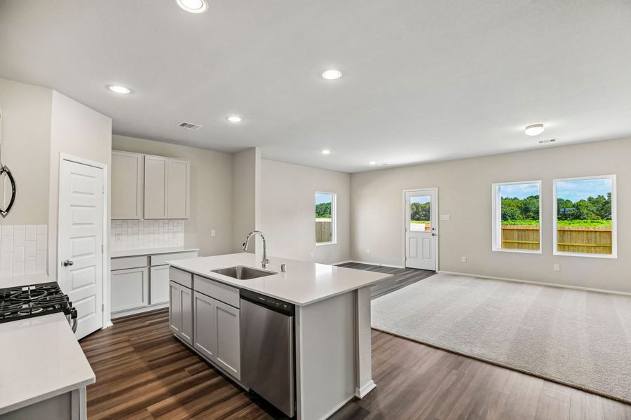 Furnished interior view inside a new home in Mustang Meadows, Waller (Image 6).