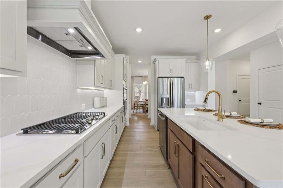 Furnished interior view inside a new home in Arbors at Richland Creek, Buford (Image 37).