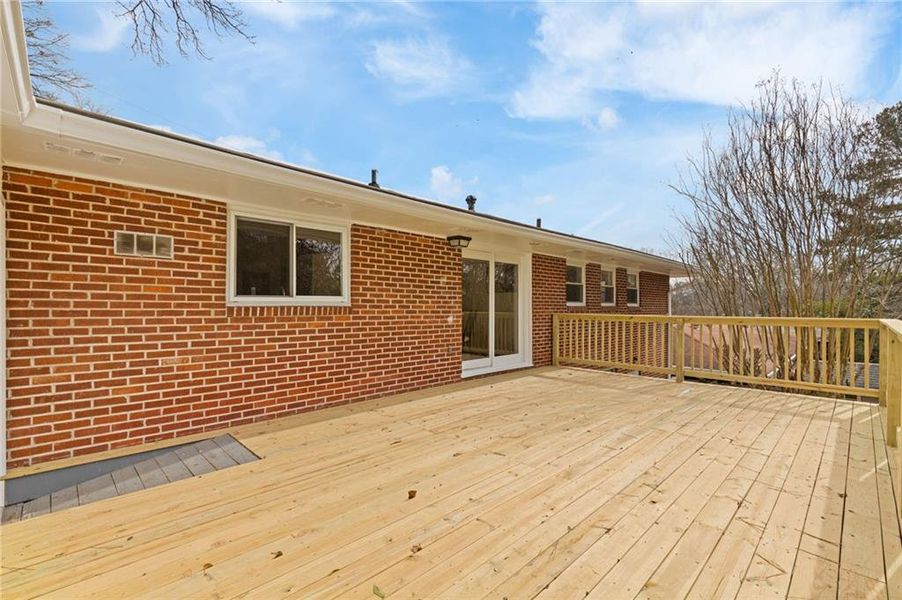 Exterior details and patio area of a home in , Marietta (Image 30).