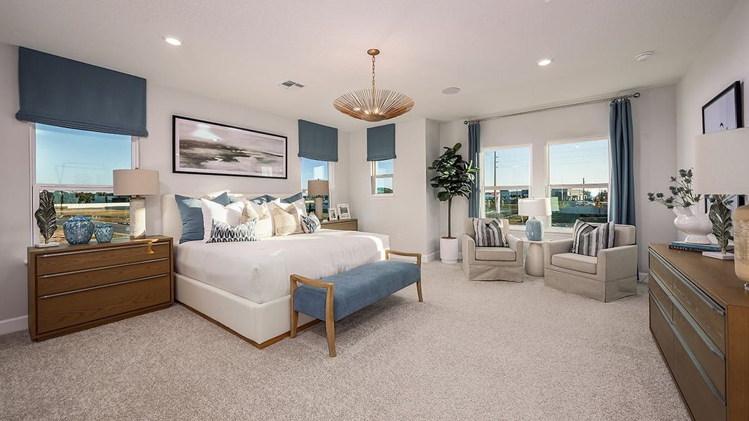Furnished interior view inside a new home in Lochside, Mount Dora (Image 23). Furnished interior view inside a new home in Lochside, Mount Dora (Image 23).