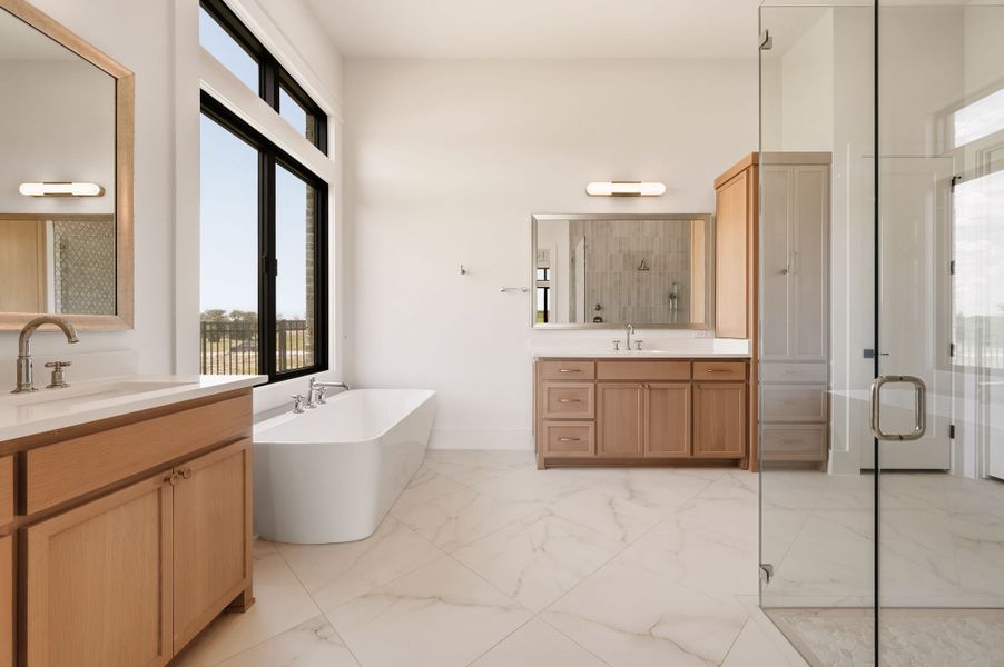Furnished interior view inside a new home in Fleming Pointe, Fort Worth (Image 13).