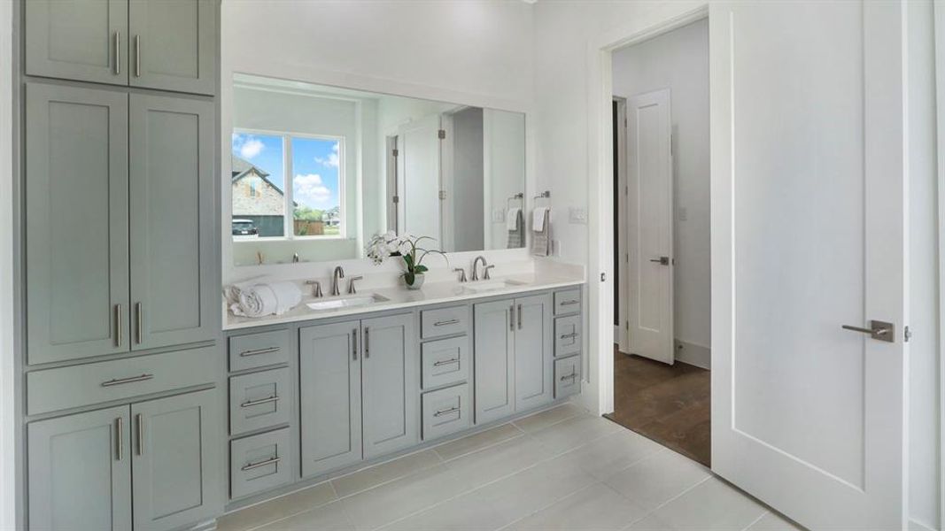 Furnished interior view inside a new home in Rio Vista at Kelly Ranch, Aledo (Image 29).