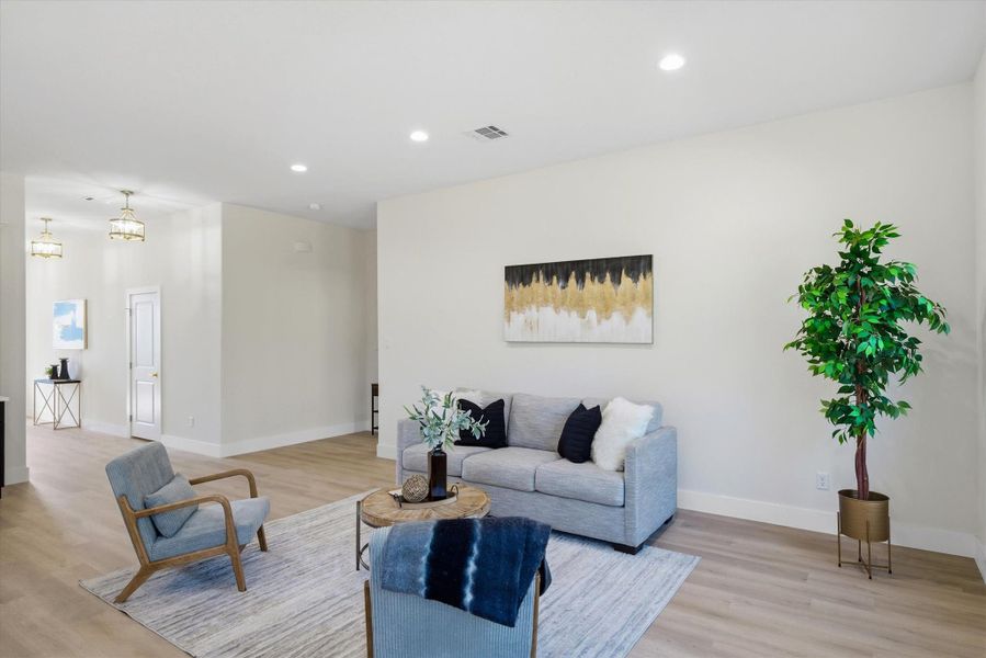 Furnished interior view inside a new home in , Van (Image 10).