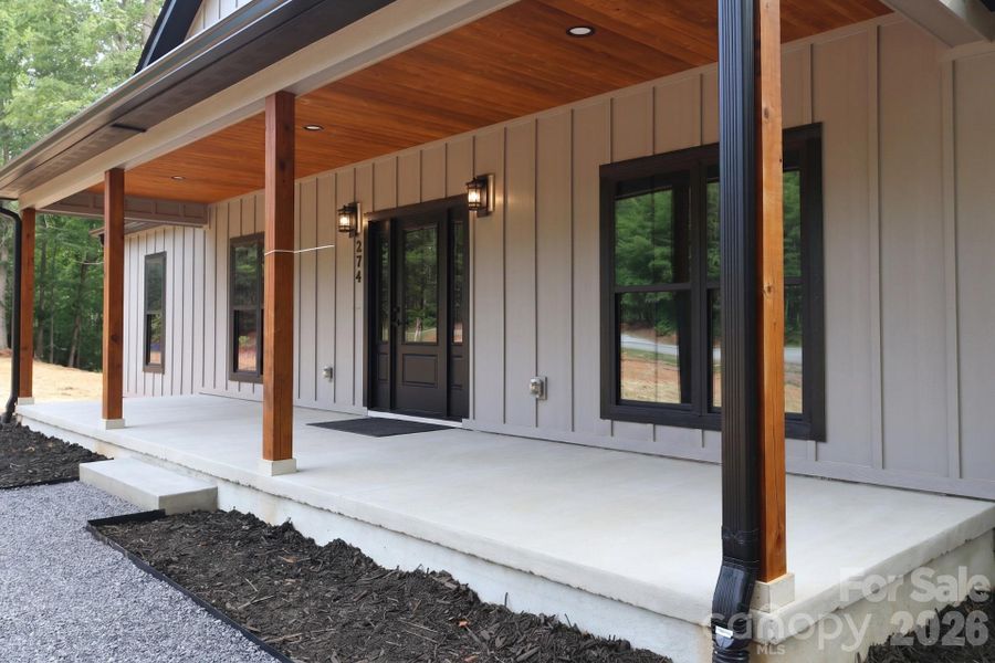 Exterior details and patio area of a home in , Rutherfordton (Image 19).