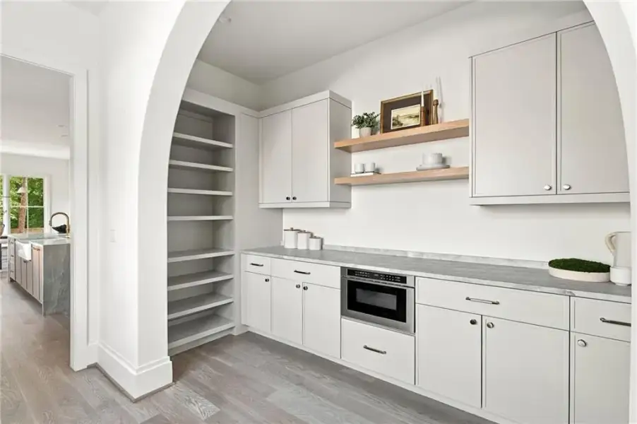 Furnished interior view inside a new home in , Atlanta (Image 49).