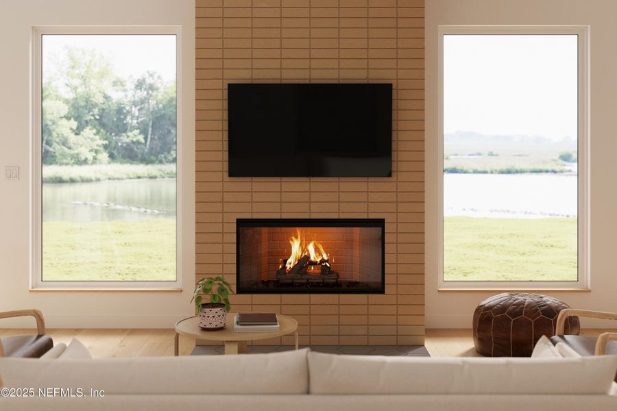 Furnished interior view inside a new home in , St. Augustine (Image 11).