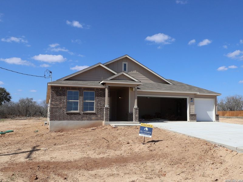 In-progress construction of a new home in Chaparral Ranch, Floresville, TX (Image 30).