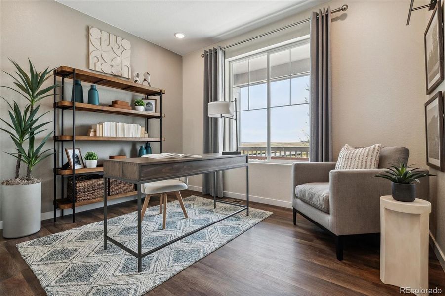 Furnished interior view inside a new home in Spring Valley Ranch, Elizabeth (Image 21).