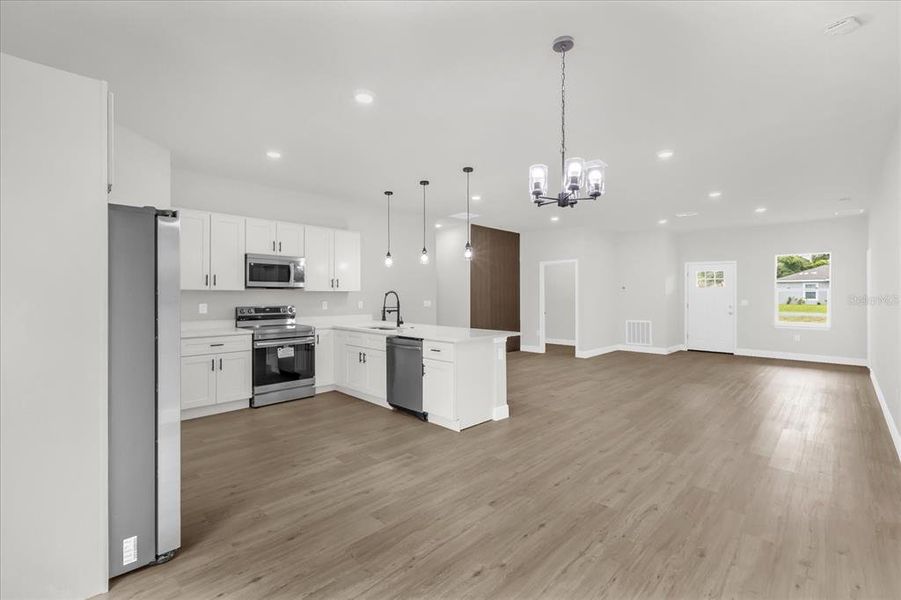 Furnished interior view inside a new home in , Ocala (Image 12).