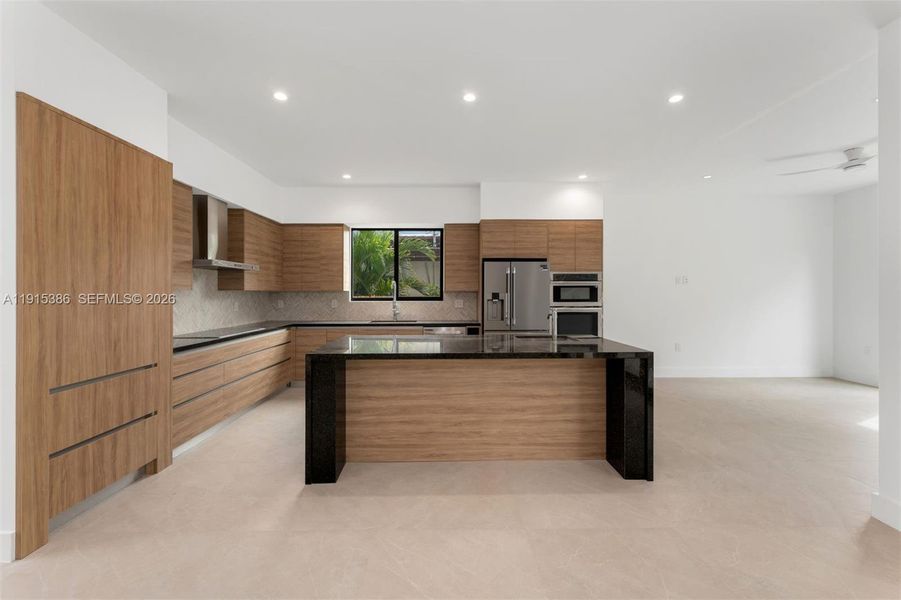 Furnished interior view inside a new home in , Miami (Image 10).