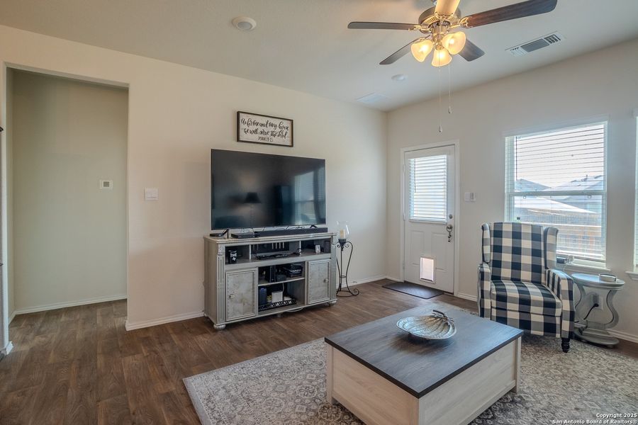 Furnished interior view inside a new home in The Links at River Bend, Floresville (Image 14).