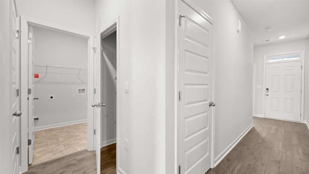 Representative unfurnished interior of a home built from the Sullivan by D.R. Horton in Byrd Village, Graniteville (Image 24).