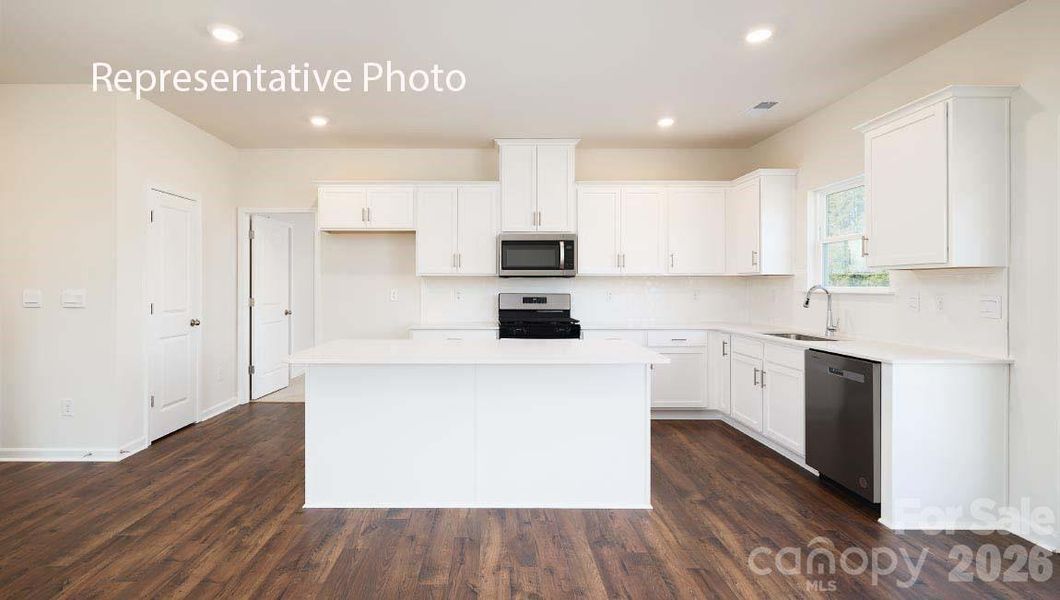 Furnished interior view inside a new home in Clark Creek Landing, Lincolnton (Image 8).