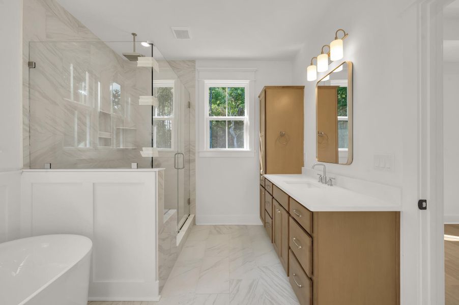 Furnished interior view inside a new home in Dorchester County Homes, Ridgeville (Image 6).
