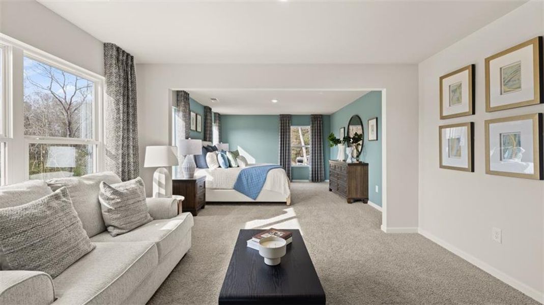 Furnished interior view inside a new home in Jackson Landing, Jefferson (Image 25).