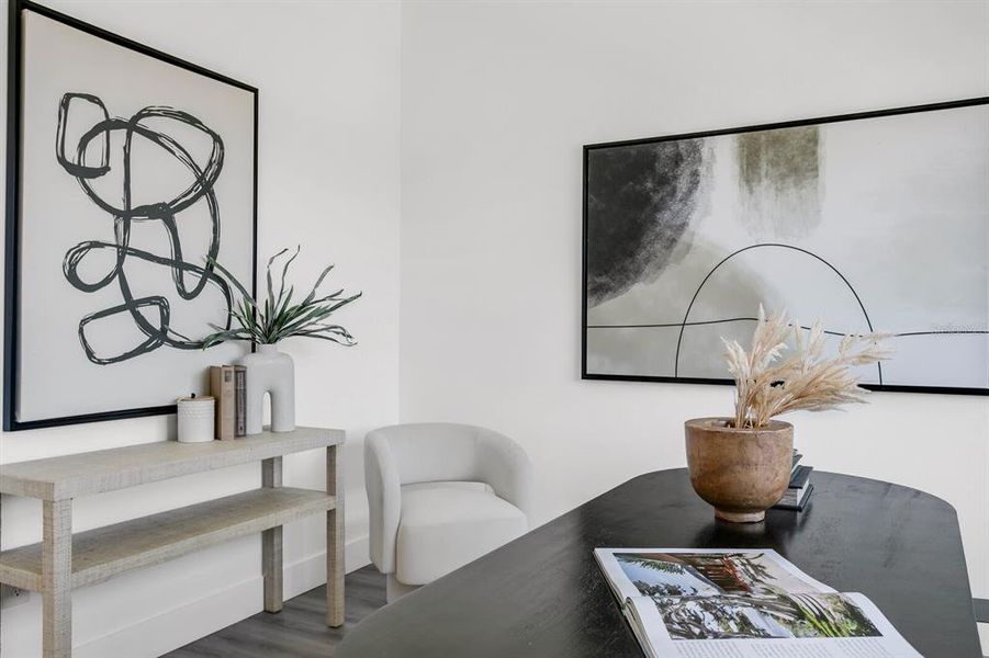 Furnished interior view inside a new home in , Tampa (Image 18).