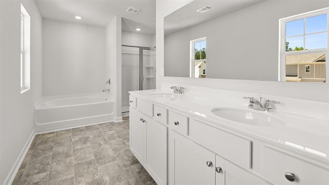 Furnished interior view inside a new home in Lost Creek, Dallas (Image 7).